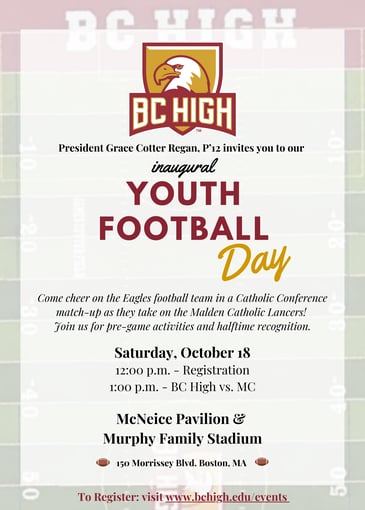 BC High Youth Football Day Invite