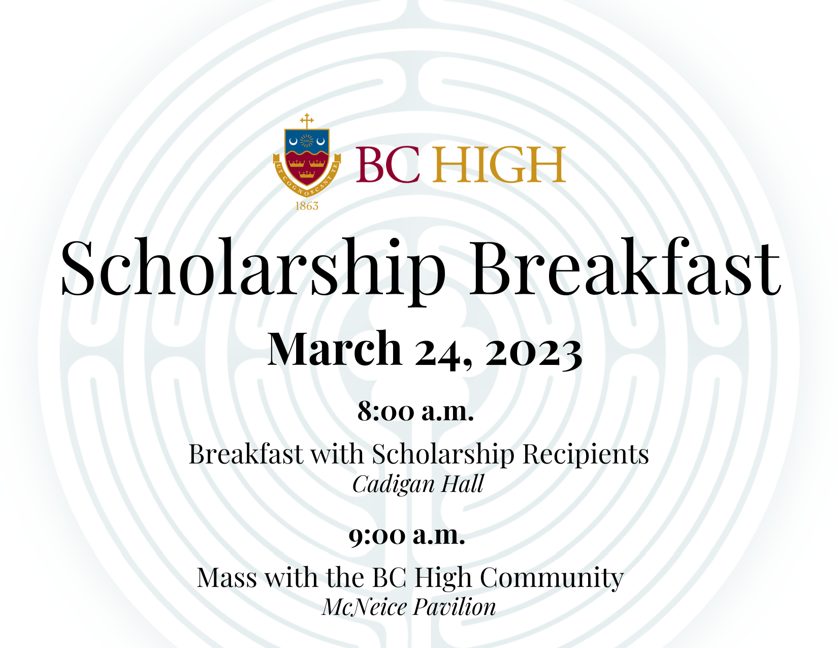 Sample Grad Breakfast Program Scholarship Breakfast