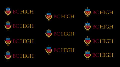 Zoom Background - BCHigh logo