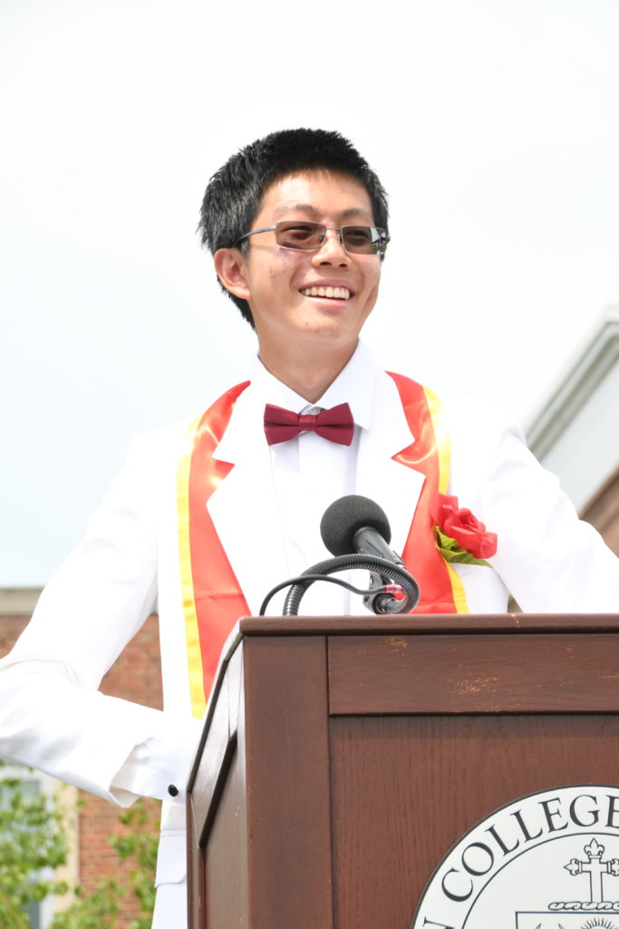 Roy Zhu '21 graduation 